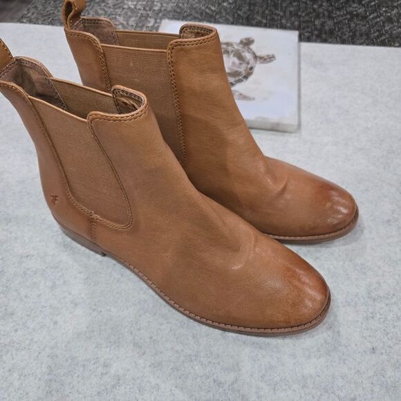 🐢 Frye Anna Chelsea Boots Size 7 Excellent Condition! - Picture 4 of 14